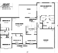House Floor Plan Thumbnail: 1950-S1-2053